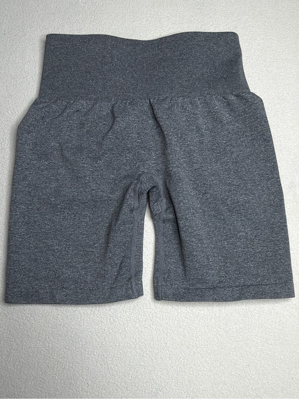 NVGTN Black Speckled Scrunch Seamless Shorts - Picture 5 of 10
